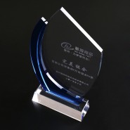 团体荣誉定制奖杯 透明高端大气创意造型优质亚克力水晶奖杯