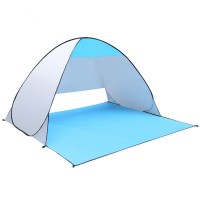 可定制印字logo沙滩帐篷户外休闲自动速开折叠遮阳双人钓鱼简易