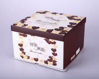 情浓味浓 方形蛋糕盒 生日烘焙甜点包装盒批发可印logo