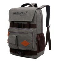 新款超大容量军工品质休闲旅行帆布双肩背包可放笔记本电脑书包