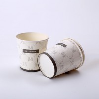 厂家设计定做纸杯 7盎司200ML中号广告纸杯 一次性环保纸杯批发